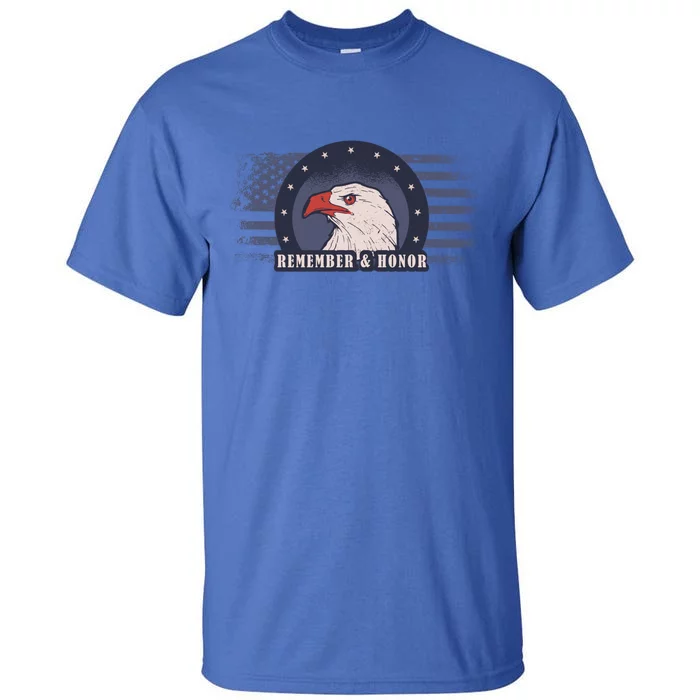 Veterans Day Remember And Honor Gift Tall T-Shirt