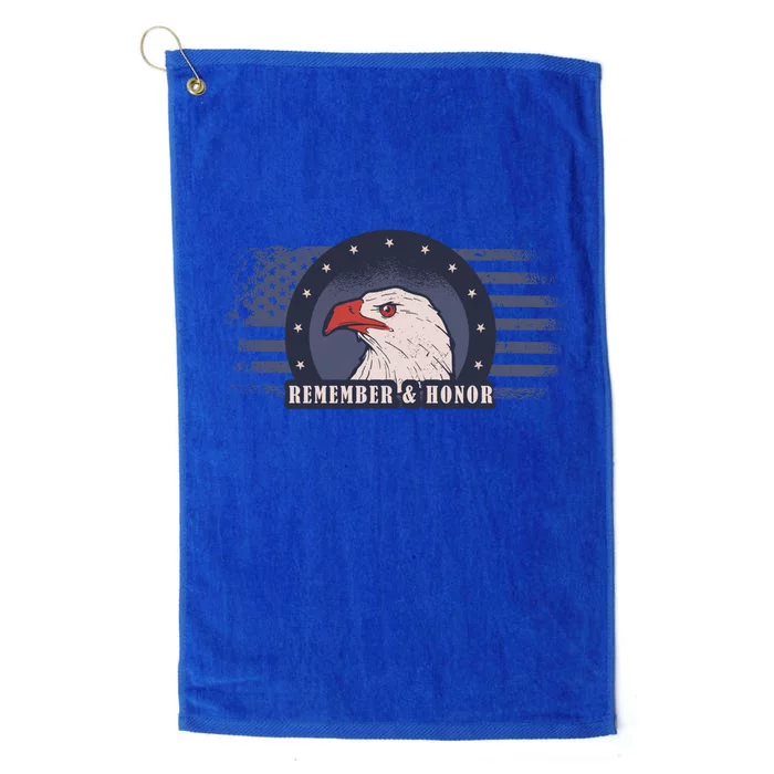 Veterans Day Remember And Honor Gift Platinum Collection Golf Towel