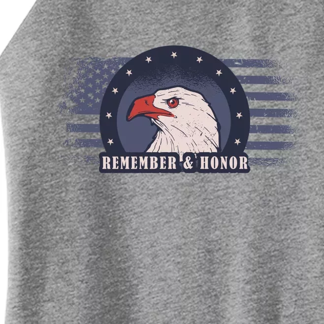 Veterans Day Remember And Honor Gift Women’s Perfect Tri Rocker Tank