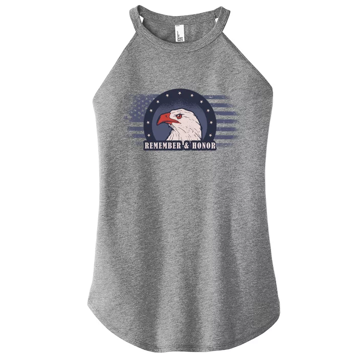 Veterans Day Remember And Honor Gift Women’s Perfect Tri Rocker Tank