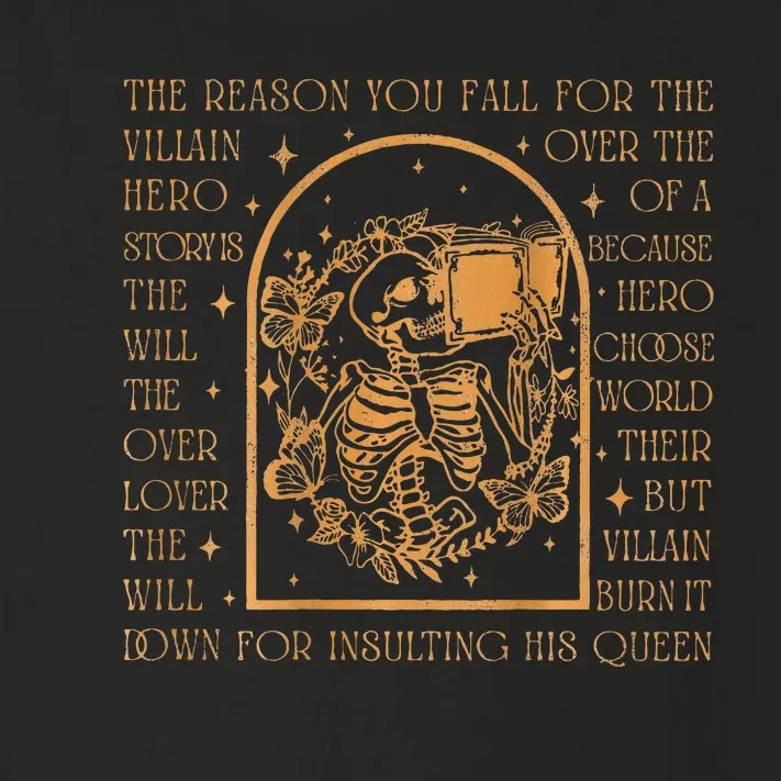 Villain Dark Romance Book Bookish Toddler Long Sleeve Shirt