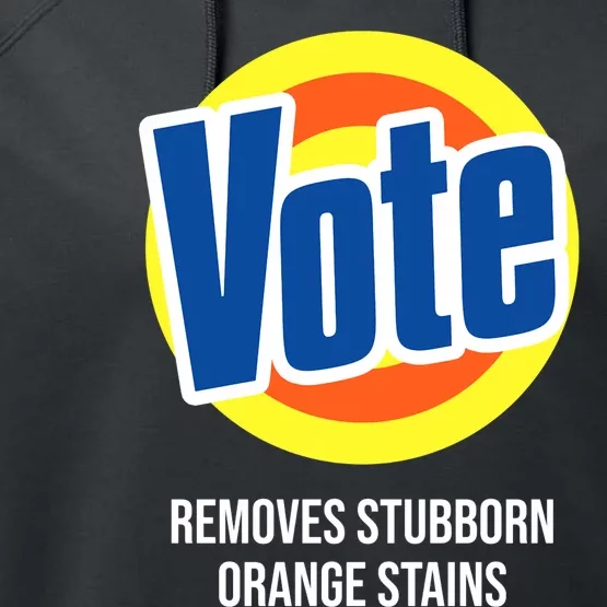 Vote Detergent Removes Stubborn Orange Stains Performance Fleece Hoodie