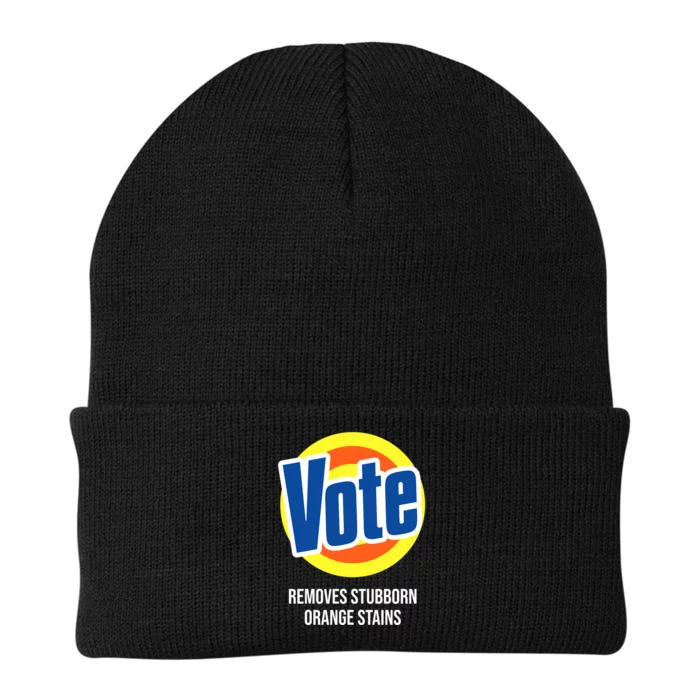 Vote Detergent Removes Stubborn Orange Stains Knit Cap Winter Beanie