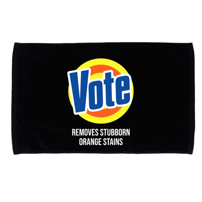 Vote Detergent Removes Stubborn Orange Stains Microfiber Hand Towel