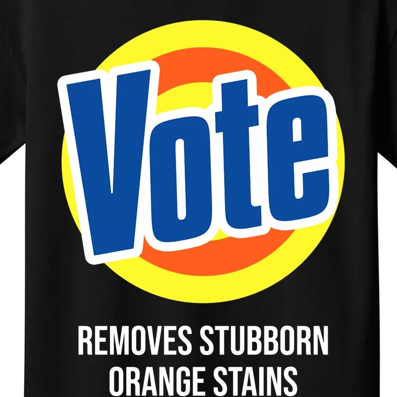 Vote Detergent Removes Stubborn Orange Stains Kids T-Shirt