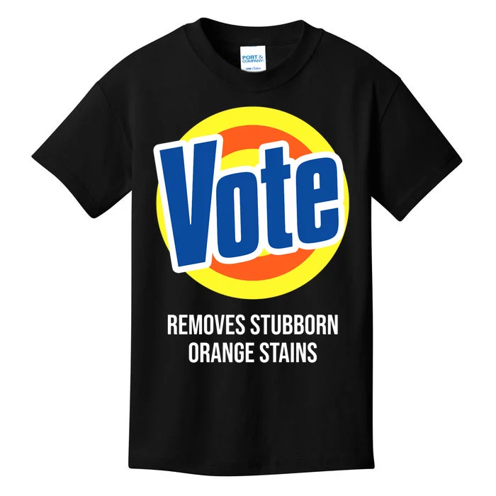 Vote Detergent Removes Stubborn Orange Stains Kids T-Shirt