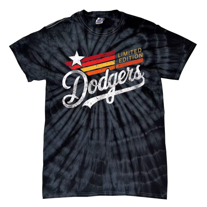 Vintage Dodgers Retro Tie-Dye T-Shirt