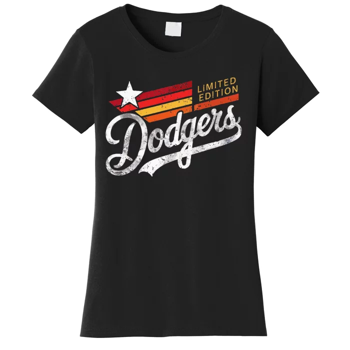 Vintage Dodgers Retro Women's T-Shirt