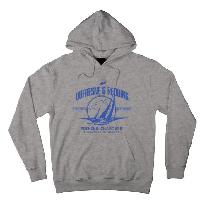 Vintage Dufresne & Redding Fishing Charters Tall Hoodie