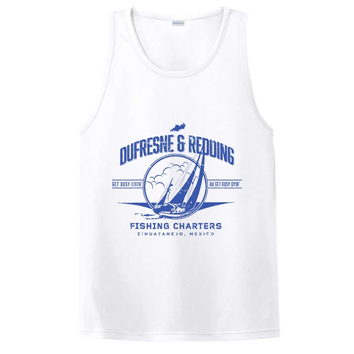 Vintage Dufresne & Redding Fishing Charters Performance Tank