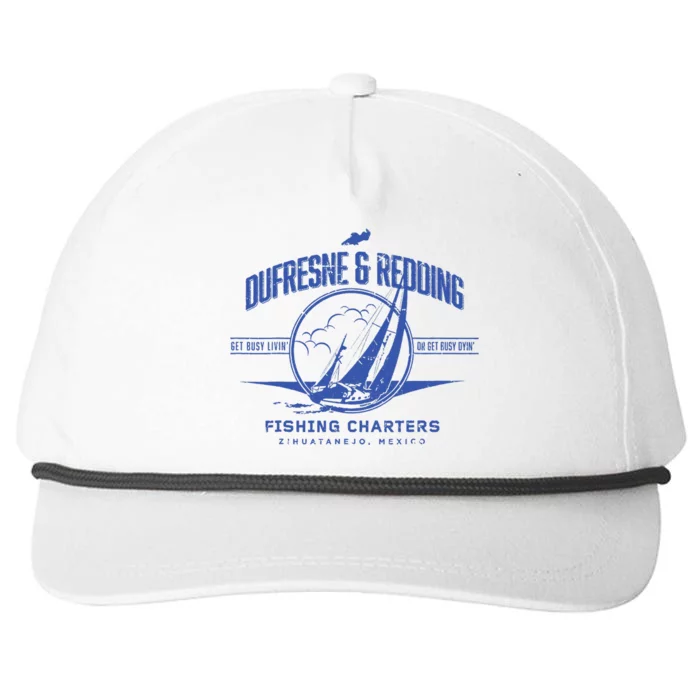 Vintage Dufresne & Redding Fishing Charters Snapback Five-Panel Rope Hat