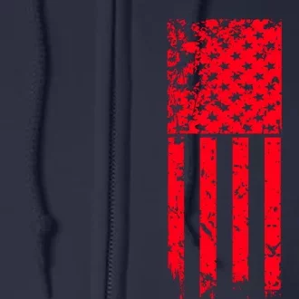 Veteran Day Remember Everyone Veteran Deployed Red Friday Full Zip Hoodie