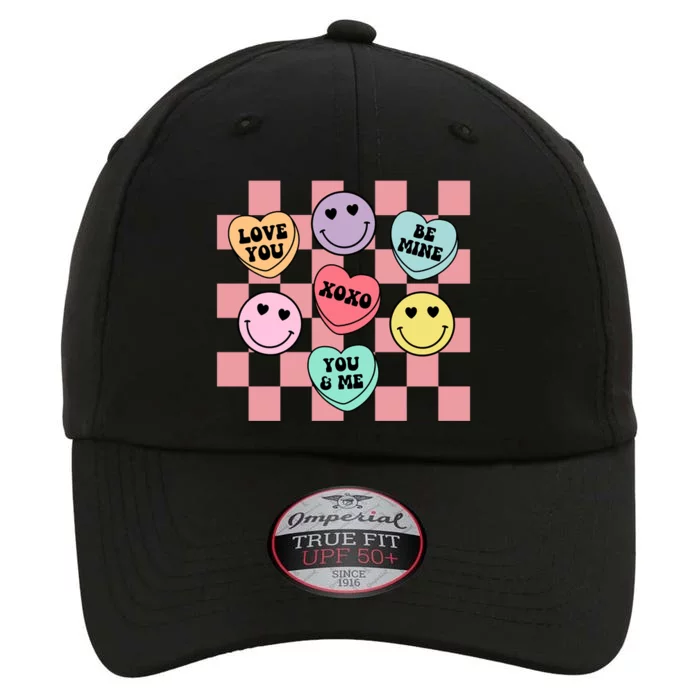 Valentines Day Retro Groovy Conversation Heart Candy The Original Performance Cap