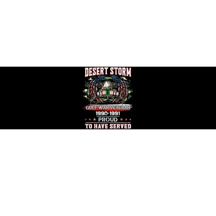 Veteran Desert Storm Veteran Proud For Fathers Day Bumper Sticker