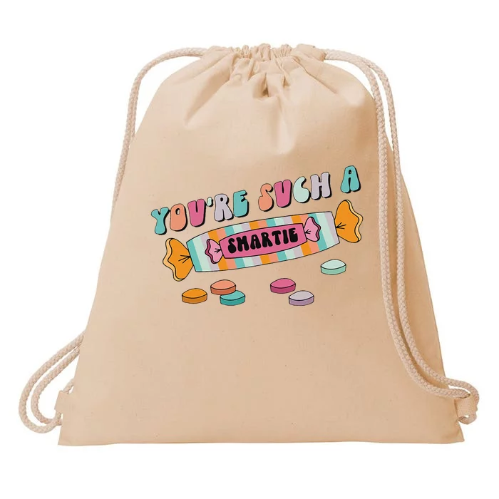 Valentine's Day Sweetheart Heart Candy Smartie Inspired Drawstring Bag