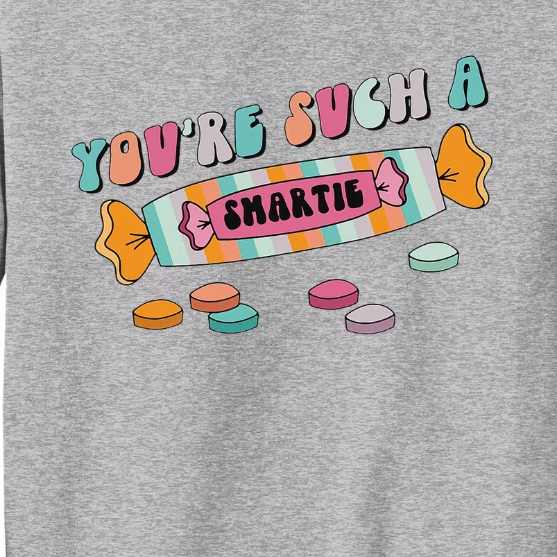 Valentine's Day Sweetheart Heart Candy Smartie Inspired Tall Sweatshirt