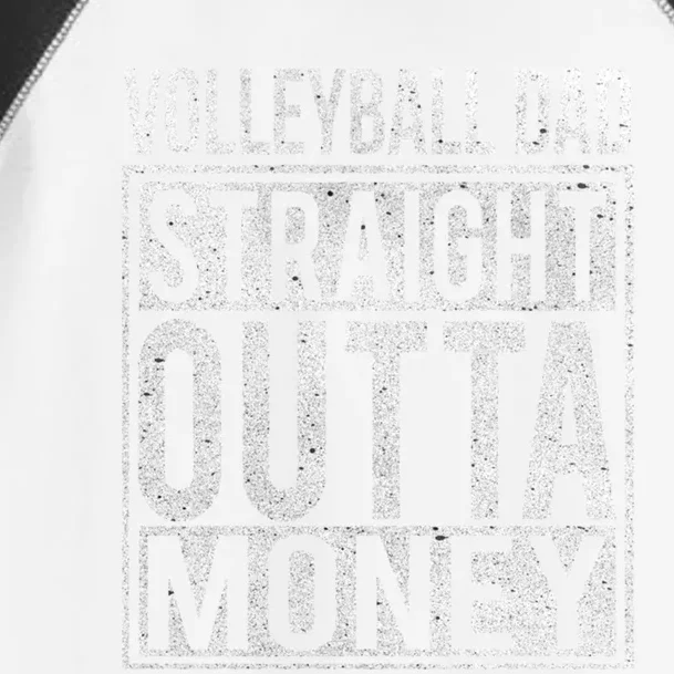 Volleyball Dad Straight Outta Money Gift I Funny Gift Idea Gift Toddler Fine Jersey T-Shirt