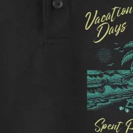 Vacation Days Spent Perfectly Beach T Dry Zone Grid Performance Polo