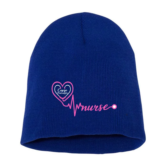 Valentines Day Stethoscope Heartbeat Rn Case Ager Nurse Gift Short Acrylic Beanie