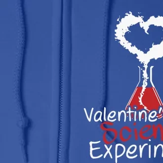 Valentines Day Science Experit Gift Full Zip Hoodie