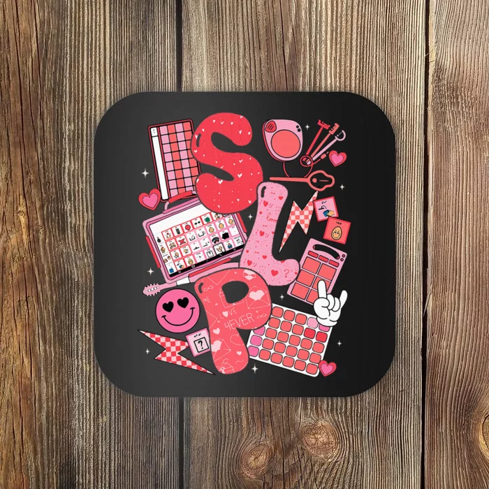 Valentines Day Speech Therapy Therapist Slpa Slp Coaster