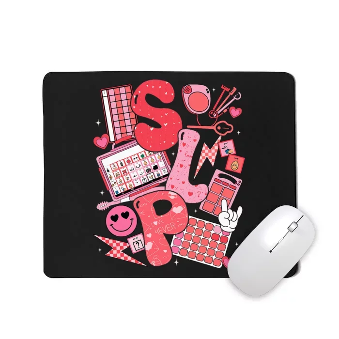 Valentines Day Speech Therapy Therapist Slpa Slp Mousepad