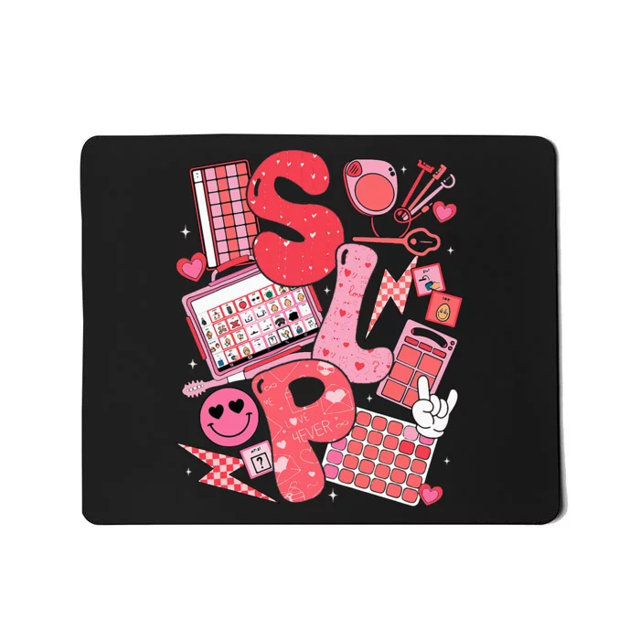 Valentines Day Speech Therapy Therapist Slpa Slp Mousepad