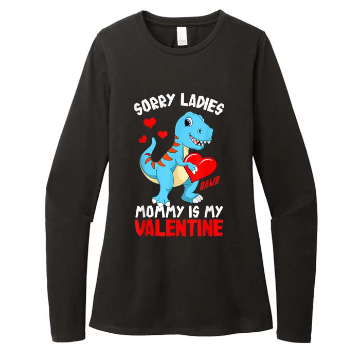 Valentines Day Sorry Ladies Mommy Is My Valentine Funny Gift Womens CVC Long Sleeve Shirt