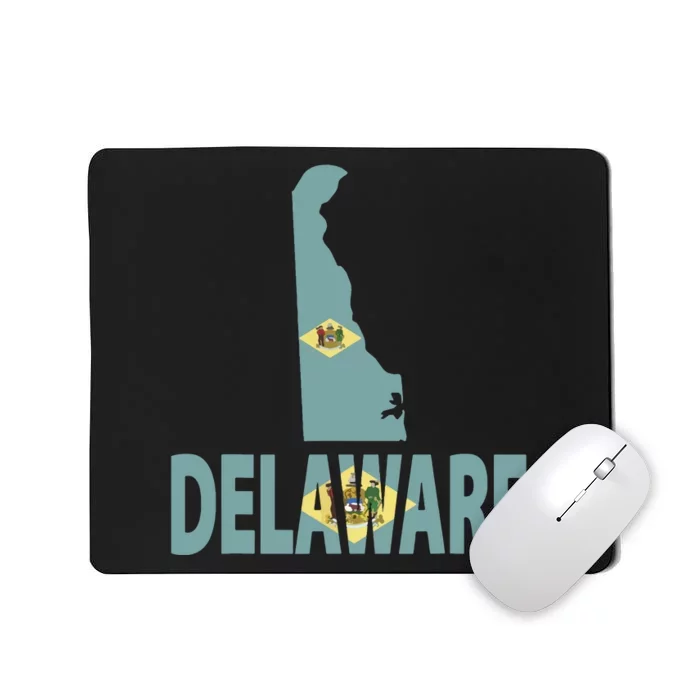 Vintage Delaware State I Love Delaware Home State Mousepad