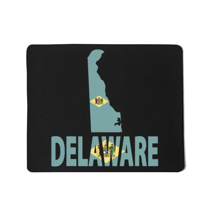 Vintage Delaware State I Love Delaware Home State Mousepad