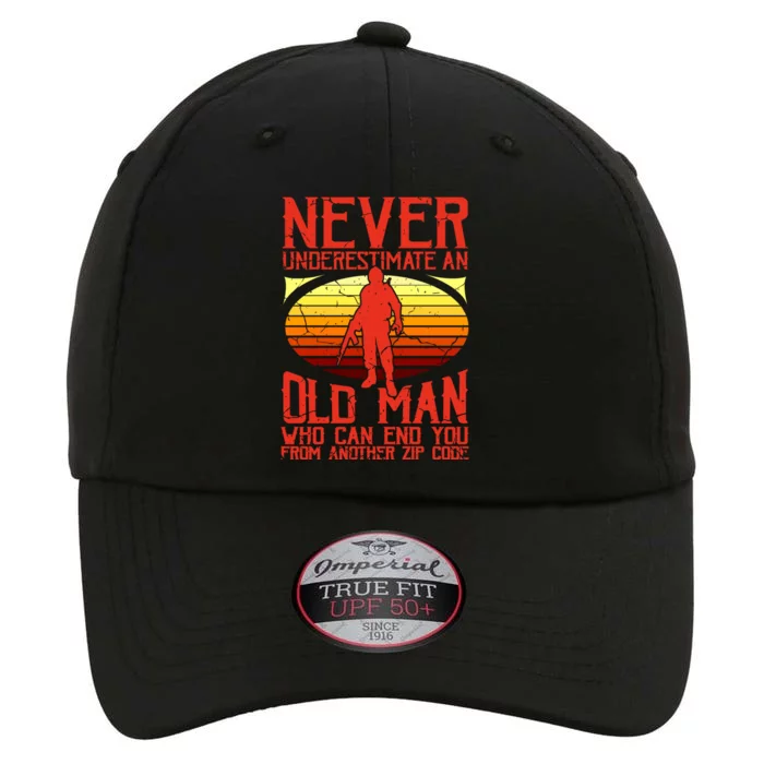 Veterans Day Soldier Grandpa Never Underestimate An Old Great Gift The Original Performance Cap