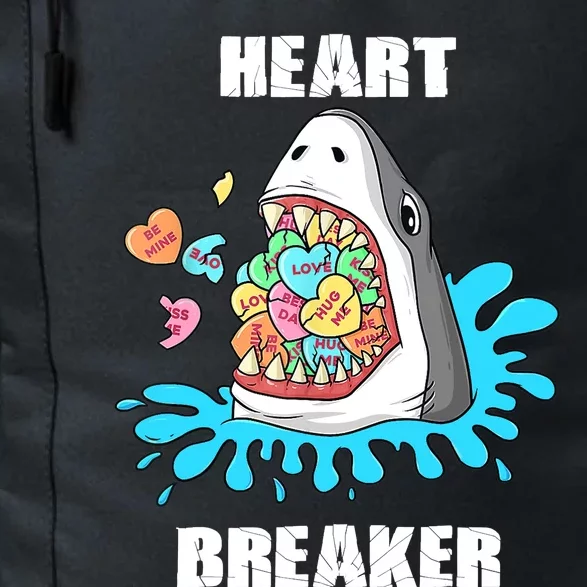 Valentines Day Shark Heart Breaker Funny Boy Daily Commute Backpack