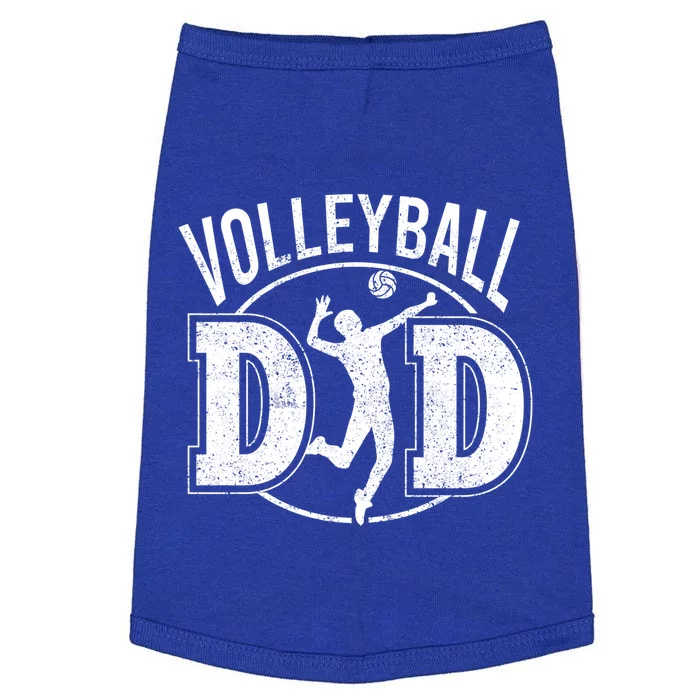 Volleyball Dad Spiking Ball Father Cool Gift Doggie Tank