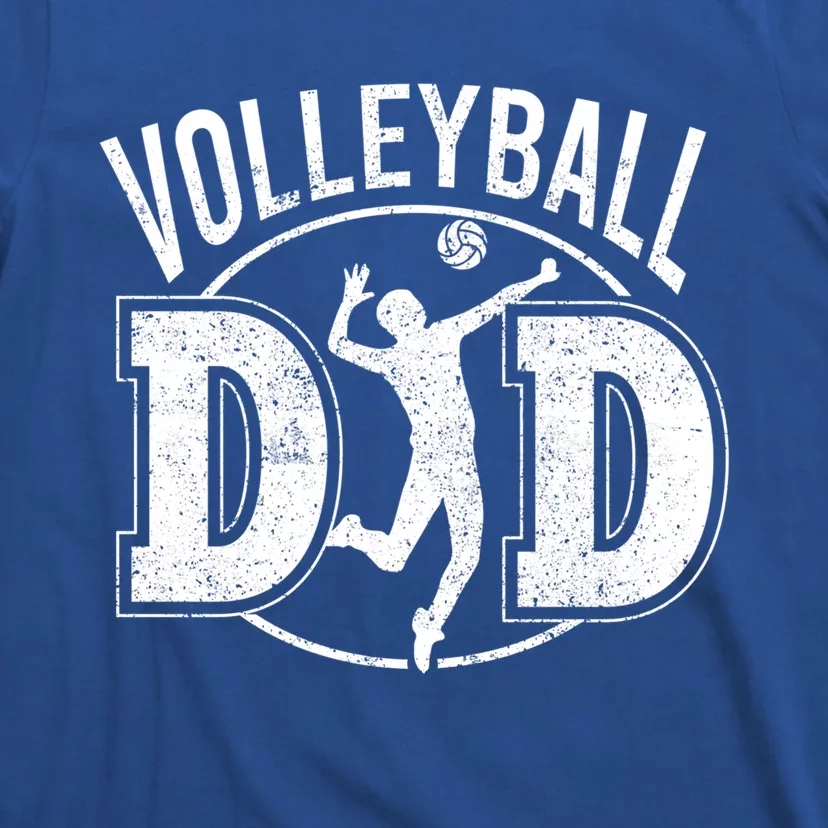 Volleyball Dad Spiking Ball Father Cool Gift T-Shirt