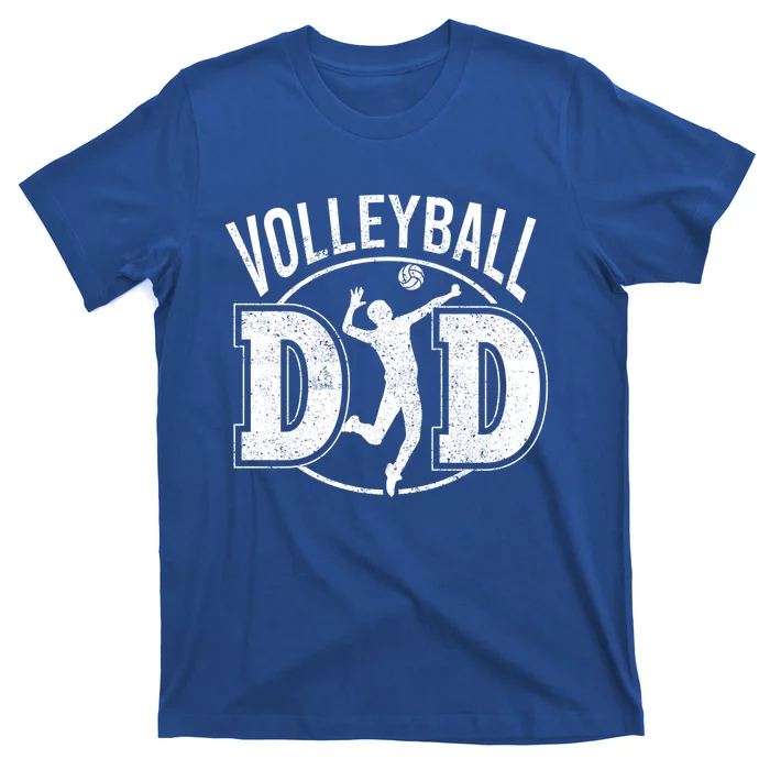 Volleyball Dad Spiking Ball Father Cool Gift T-Shirt