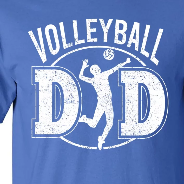 Volleyball Dad Spiking Ball Father Cool Gift Tall T-Shirt