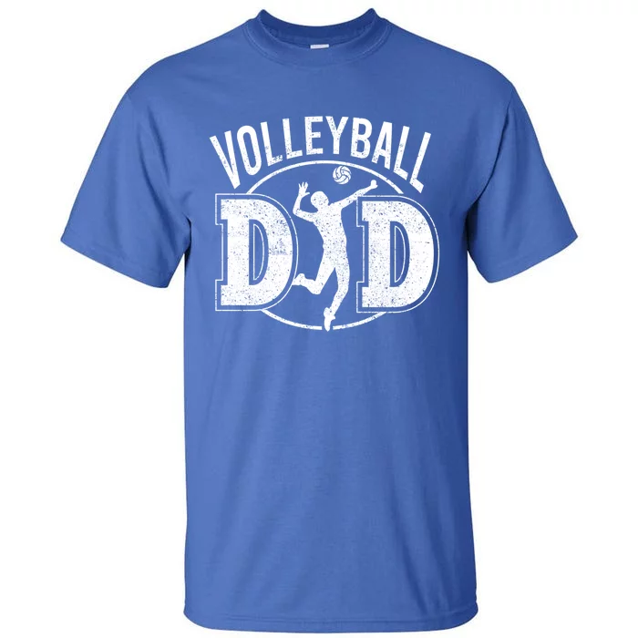 Volleyball Dad Spiking Ball Father Cool Gift Tall T-Shirt