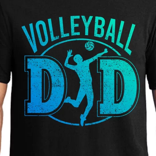 Volleyball Dad Spiking Ball Father Great Gift Pajama Set