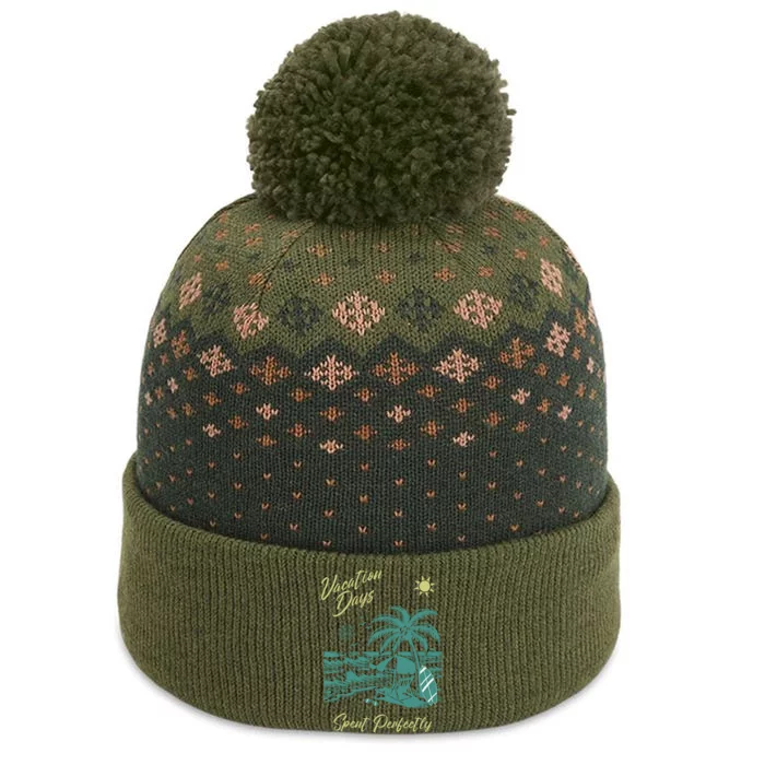 Vacation Days Spent Perfectly Beach The Baniff Cuffed Pom Beanie