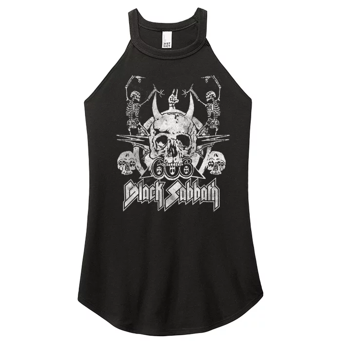 Vintage Dancing Skeletons Women’s Perfect Tri Rocker Tank