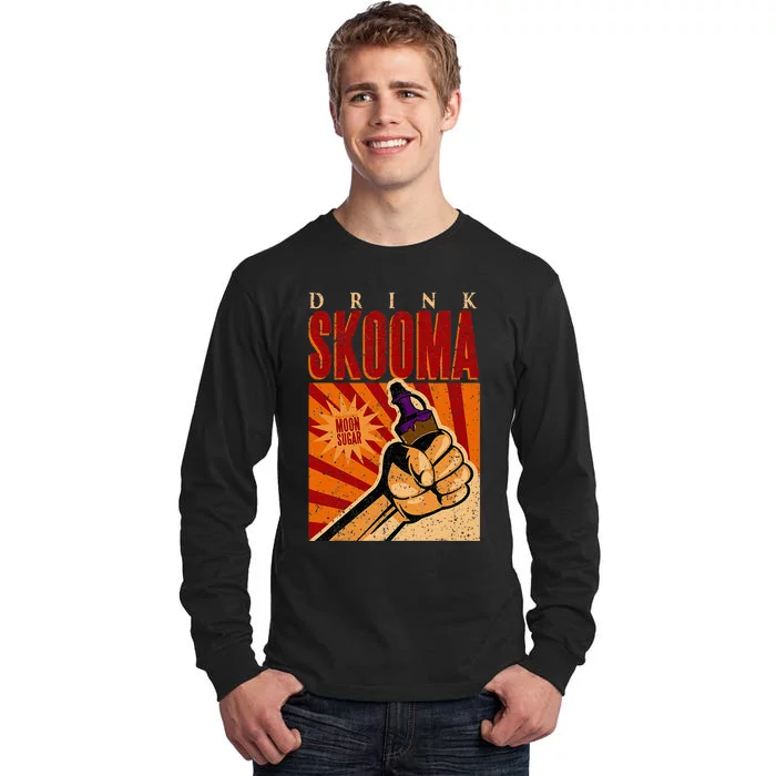 Vintage Drink Skooma Tall Long Sleeve T-Shirt