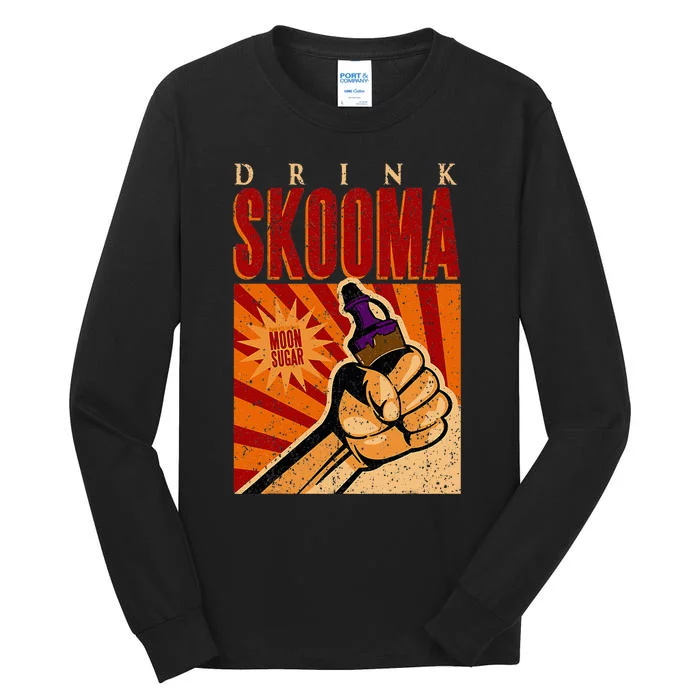 Vintage Drink Skooma Tall Long Sleeve T-Shirt