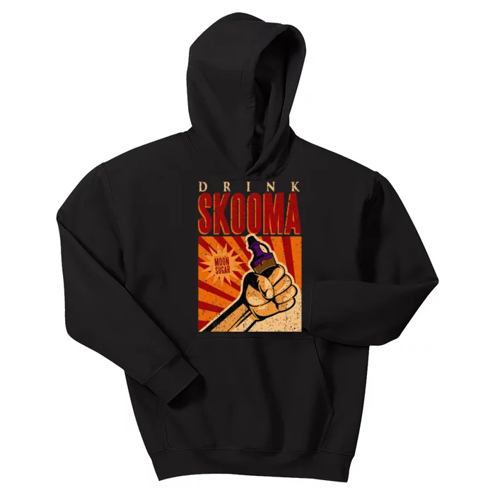 Vintage Drink Skooma Kids Hoodie