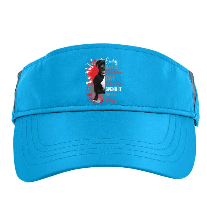 Valentines Day Staffordshire Bull Terrier Mom Mother Lover Cool Gift Adult Drive Performance Visor