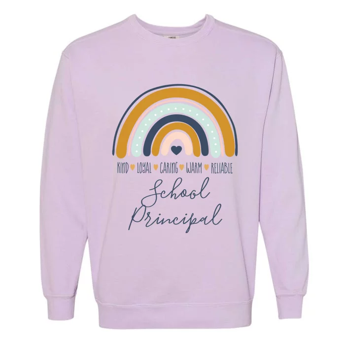 Valentine's Day School Principal Appreciation Funny Gift Garment-Dyed Sweatshirt