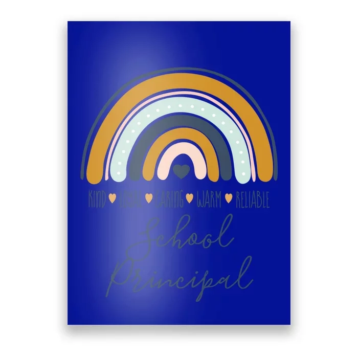 Valentine's Day School Principal Appreciation Cool Gift Poster