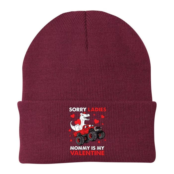 Valentines Day Sorry Ladies Mommy Funny Trex Truck Knit Cap Winter Beanie