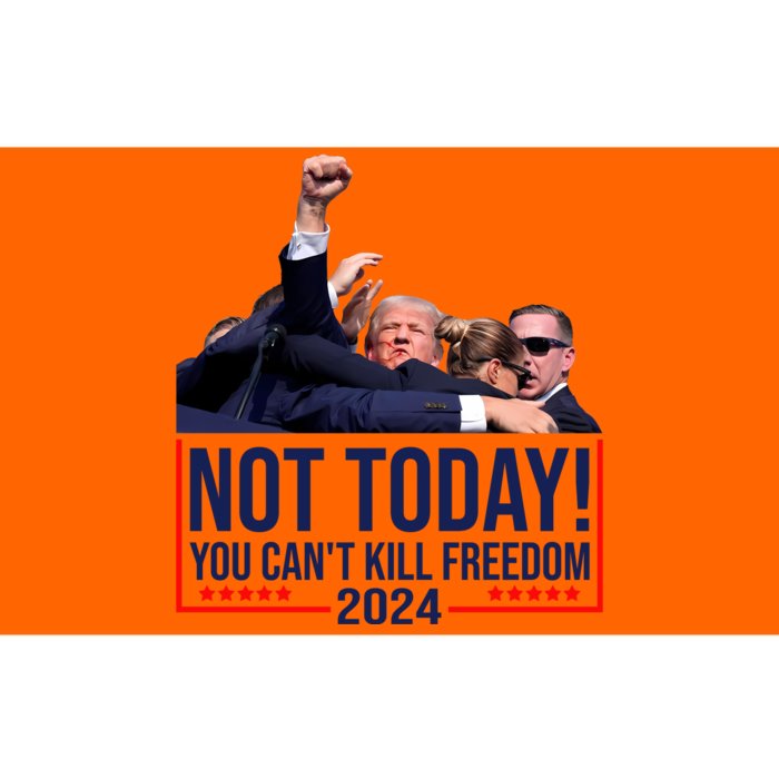 Vintage Donald Trump Not Today You Cant Kill Freedom Bumper Sticker