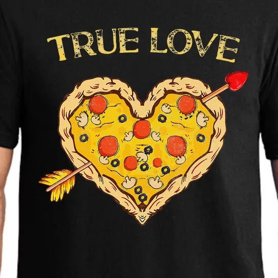 Valentine's Day True Love Valentine Pizza Heart Pajama Set