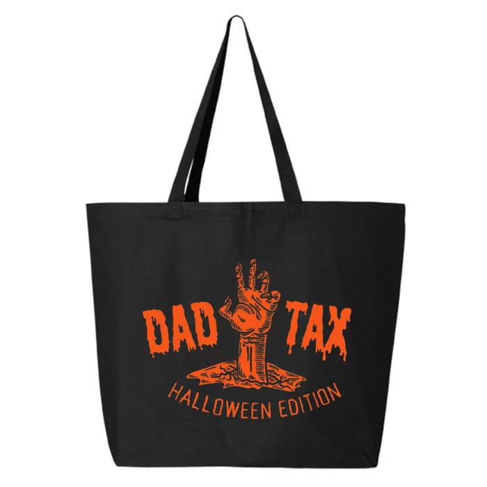 Vintage Dad Tax Halloweenedition Spooky Dad Papa 25L Jumbo Tote